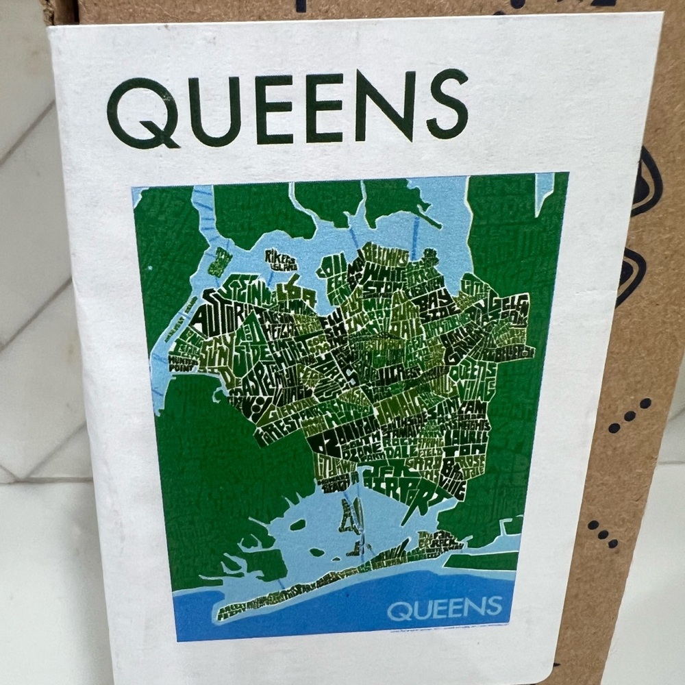 Queens Map Art Print